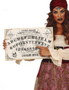 Drevená ouija tabuľa 48 x 32 cm