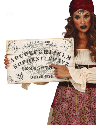 Drevená ouija tabuľa 48 x 32 cm