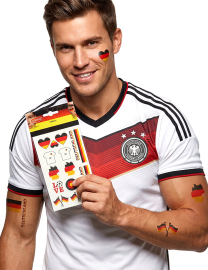 Tatouages temporaires supporter Allemagne