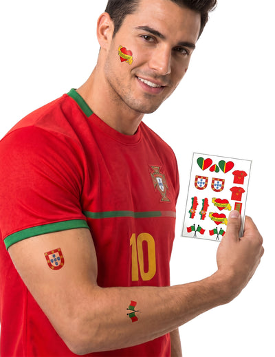 Dočasné tetovanie podporuje Portugalsko