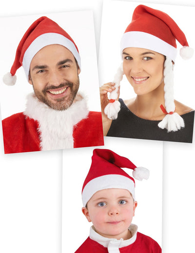 Rodinný balíček čiapok Santa Clausa