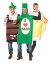 Skupinový kostým pivo a víno pre dospelých