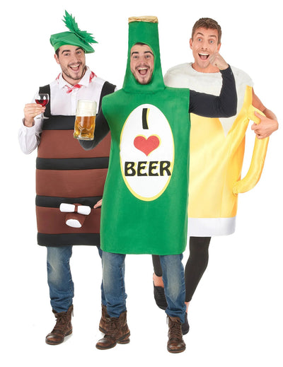 Skupinový kostým pivo a víno pre dospelých