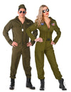 Párový kostým pre dospelých pilot stíhačky