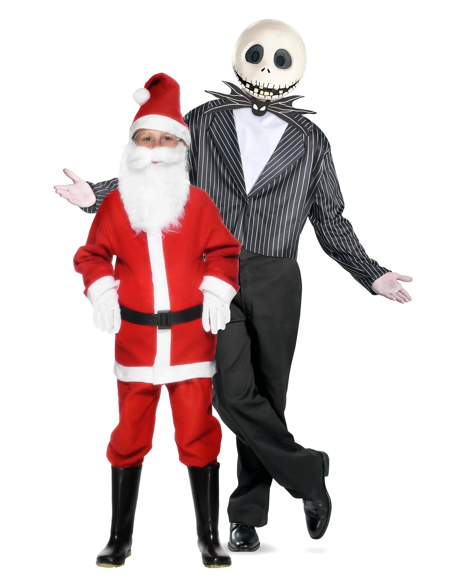 Párty kostým Jack Skellington™ a Santa Claus pre rodičov a deti