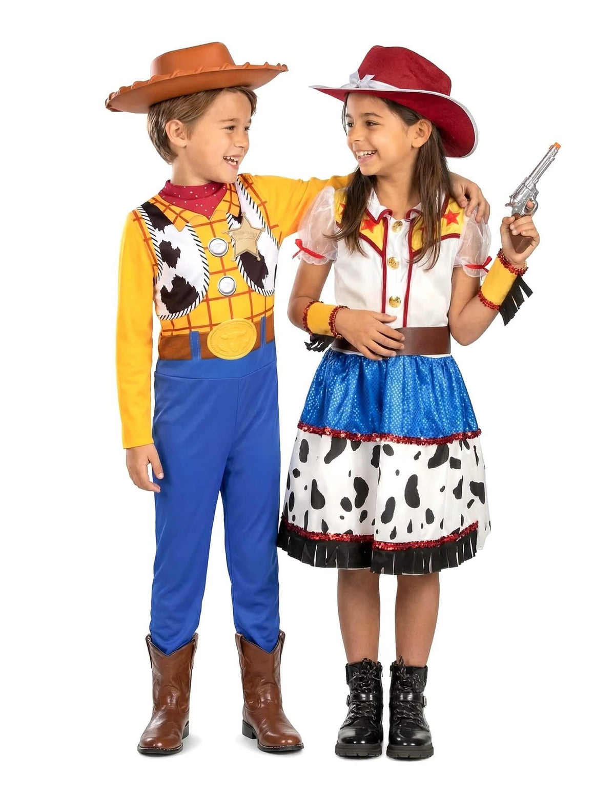 Párový kostým Woody z Toy Story™ a detský kostým cowgirl