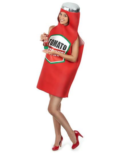Párový kostým hot dog a kečup pre dospelých
