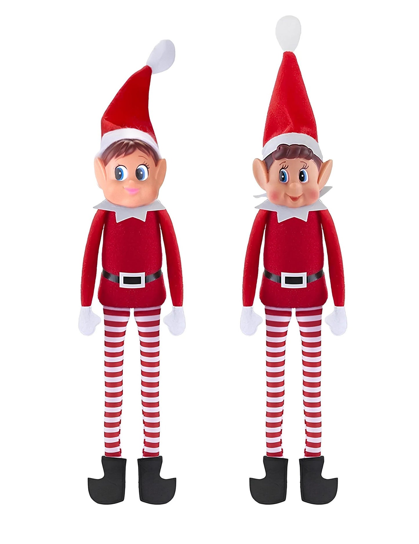 Duo škodoradostných vianočných škriatkov Elvie a Elfie