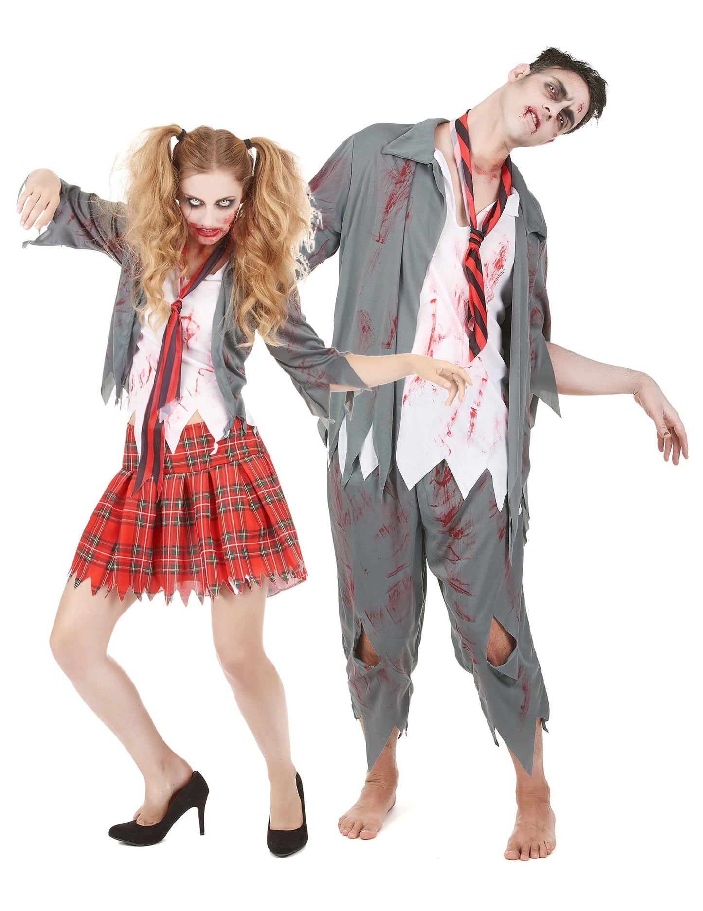 Párový kostým zombie na Halloween