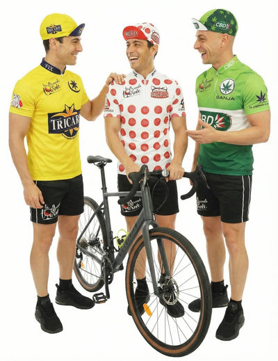 Humorný skupinový kostým dospelého cyklistu