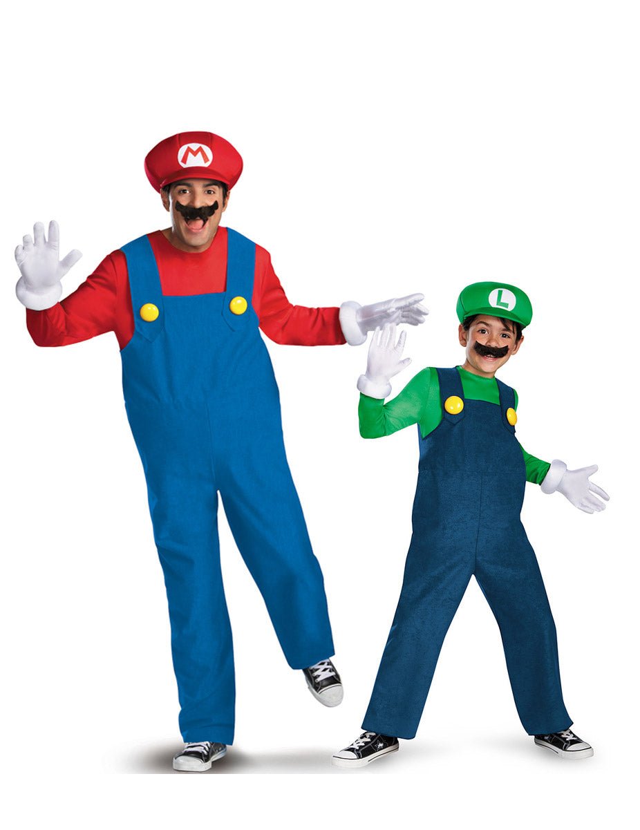 Párový kostým Mario™ a Luigi™ otec a syn
