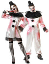 Párový kostým Pierrot vrah pre dospelých na Halloween