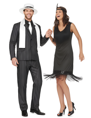 Kostým pre dospelých čiernych párov z 20. rokov 20. storočia