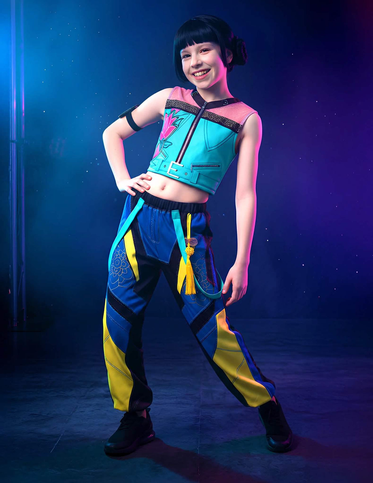 Skupinový kostým Huntrix™ Kpop Demon Hunter™ pre deti