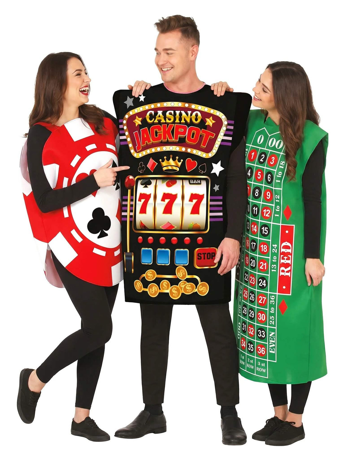 Skupinový kostým Casino pre dospelých