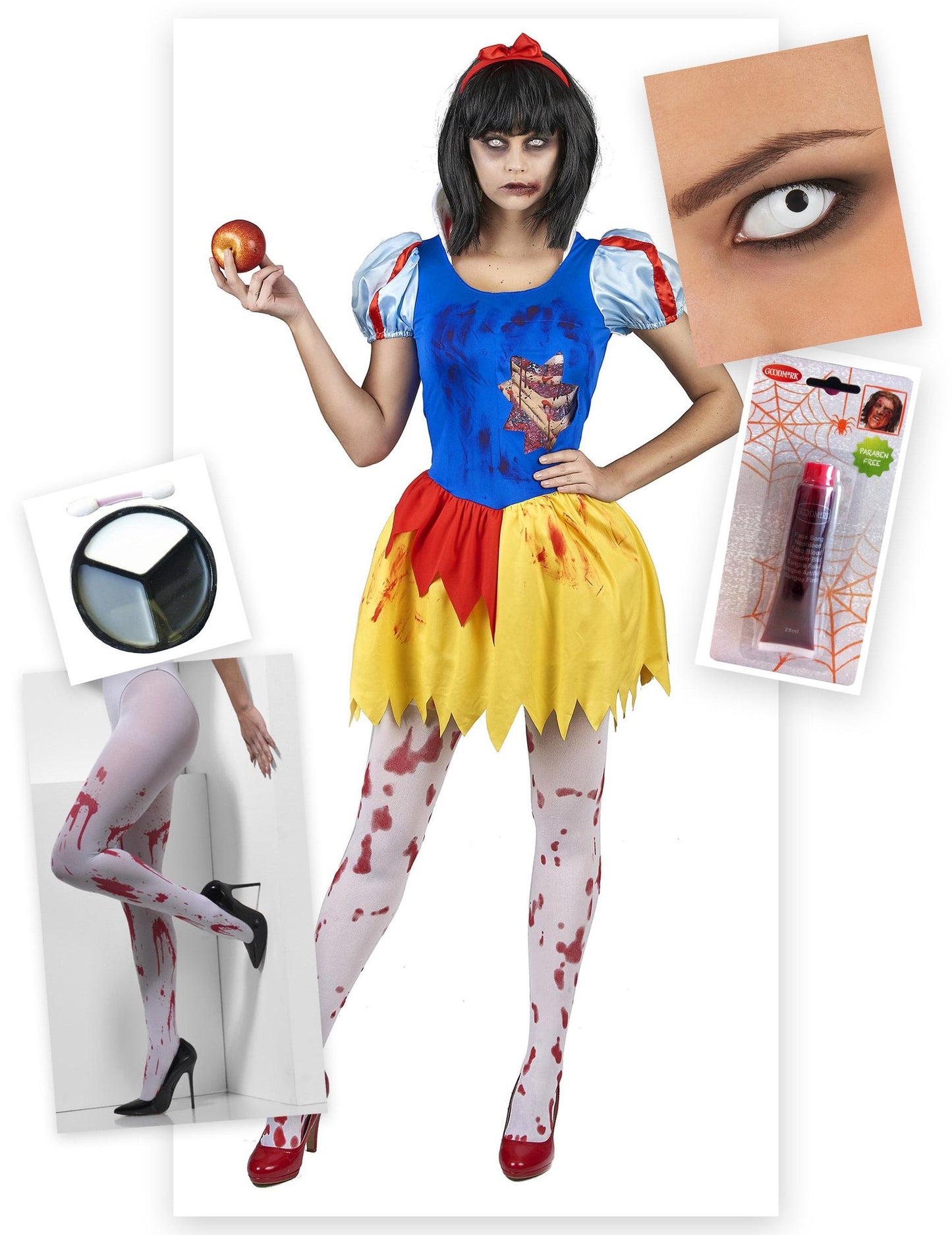 Balenie kostýmu otrávenej princeznej na Halloween