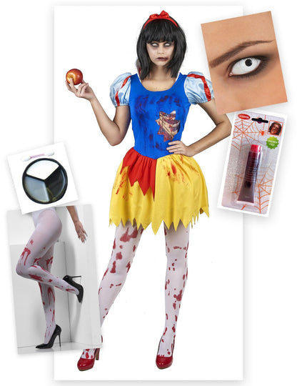 Balenie kostýmu otrávenej princeznej na Halloween
