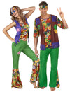Hippie flower power kostým pre pár