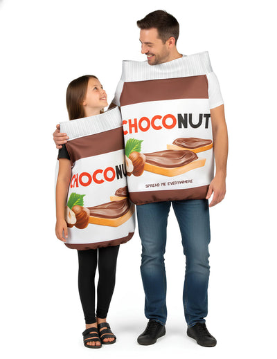 Dvojkostým Choconut pre dospelého a dieťa