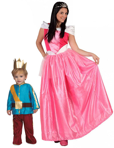 Masky pre pár: princezná a jej princ, matka a syn