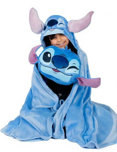 Kostým s kostkovaným polárnym flísom a vankúšom Stitch™