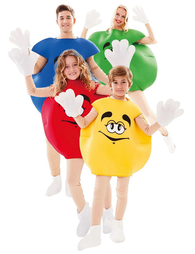 Rodinný multicolor kostým sladkosti