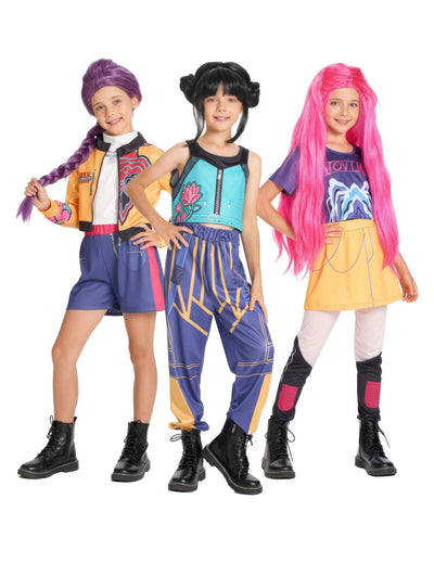 Skupinový kostým detských lovkýň démonov K-pop