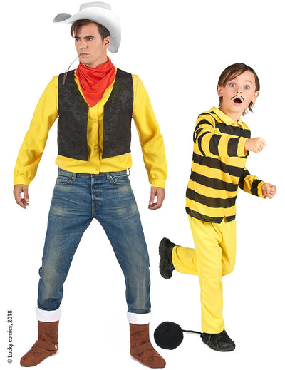Párový kostým Lucky Luke™ a Dalton otec a syn
