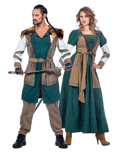 Dvojkostým dospelého vikingského bojovníckeho páru