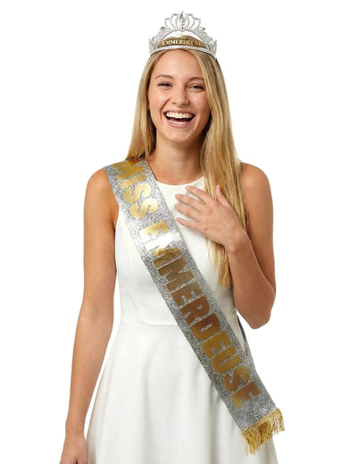 Súprava doplnkov Miss Emmerdeuse šatka a diadém