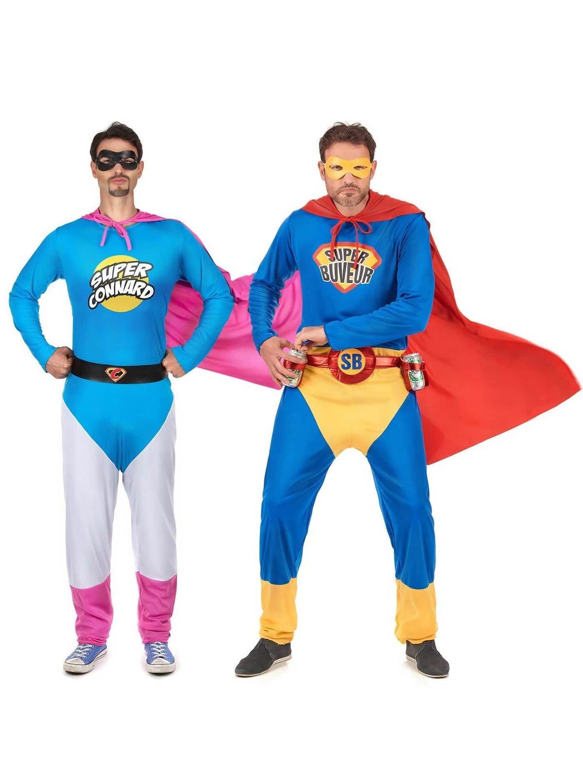 Dvojica kostýmov Super idiot a Super pijan