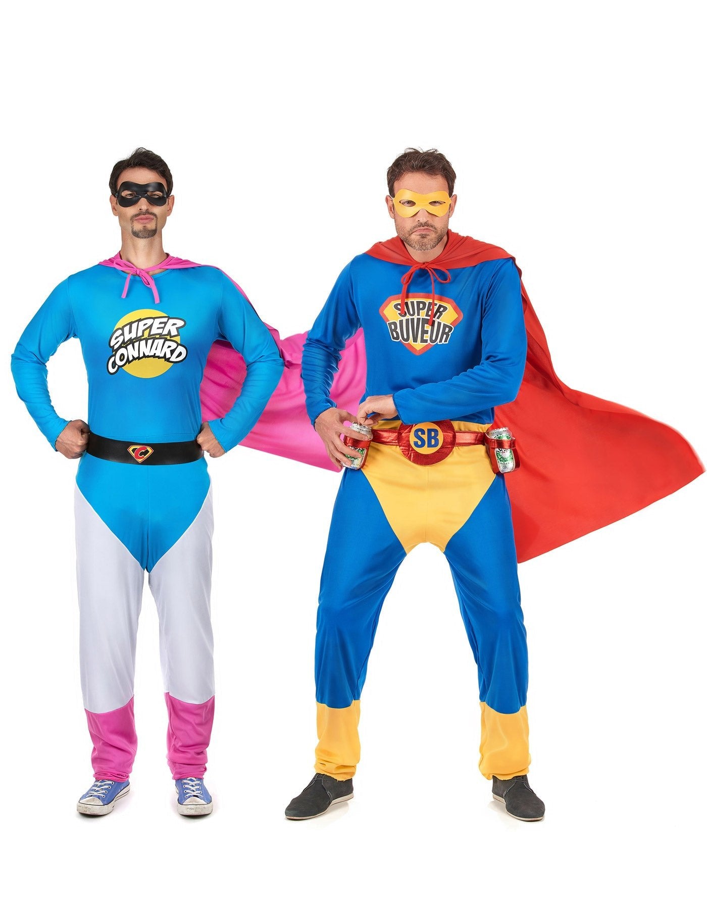Dvojica kostýmov Super idiot a Super pijan