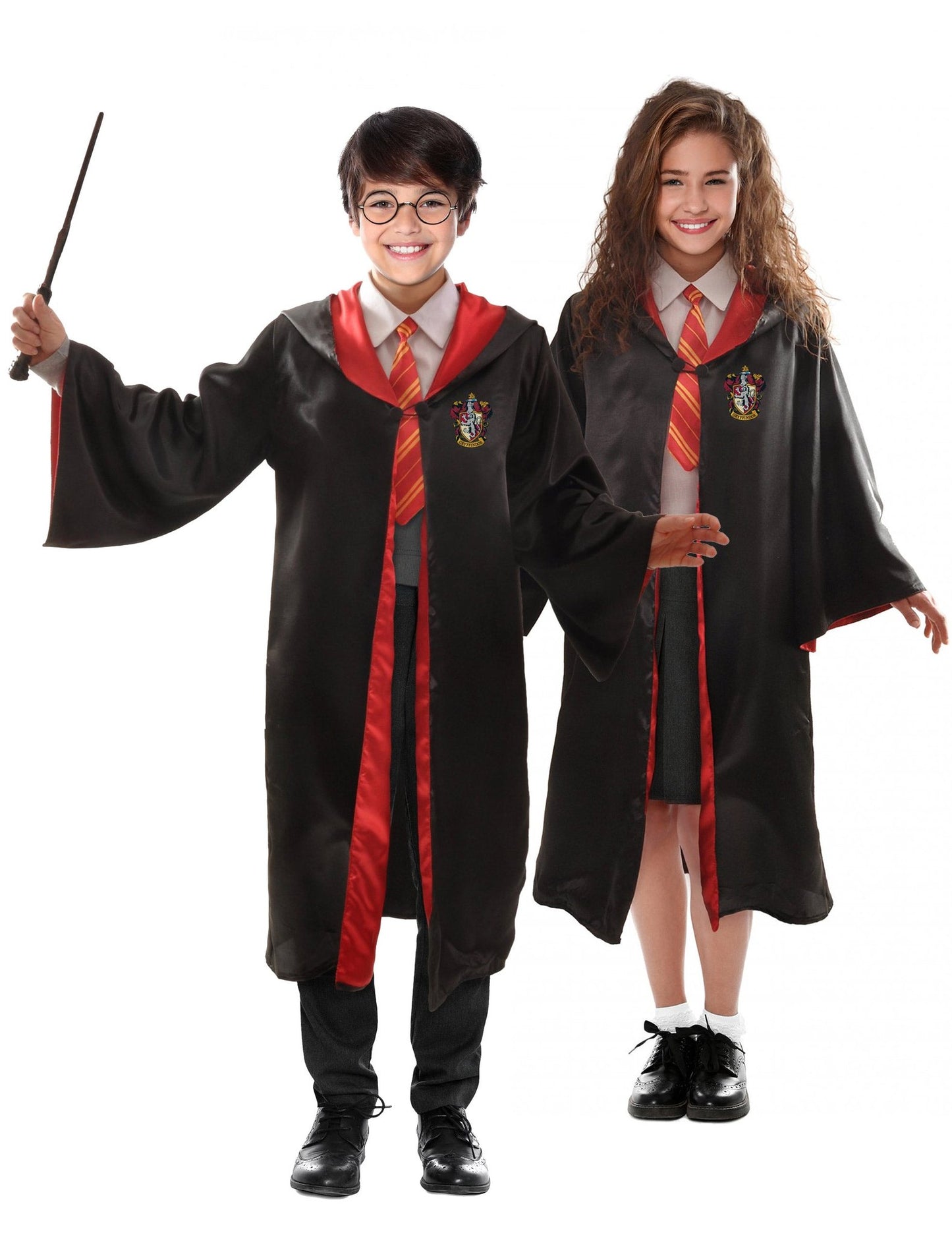 Kostým pre pár Harry Potter™ a Hermione™ s doplnkami pre deti