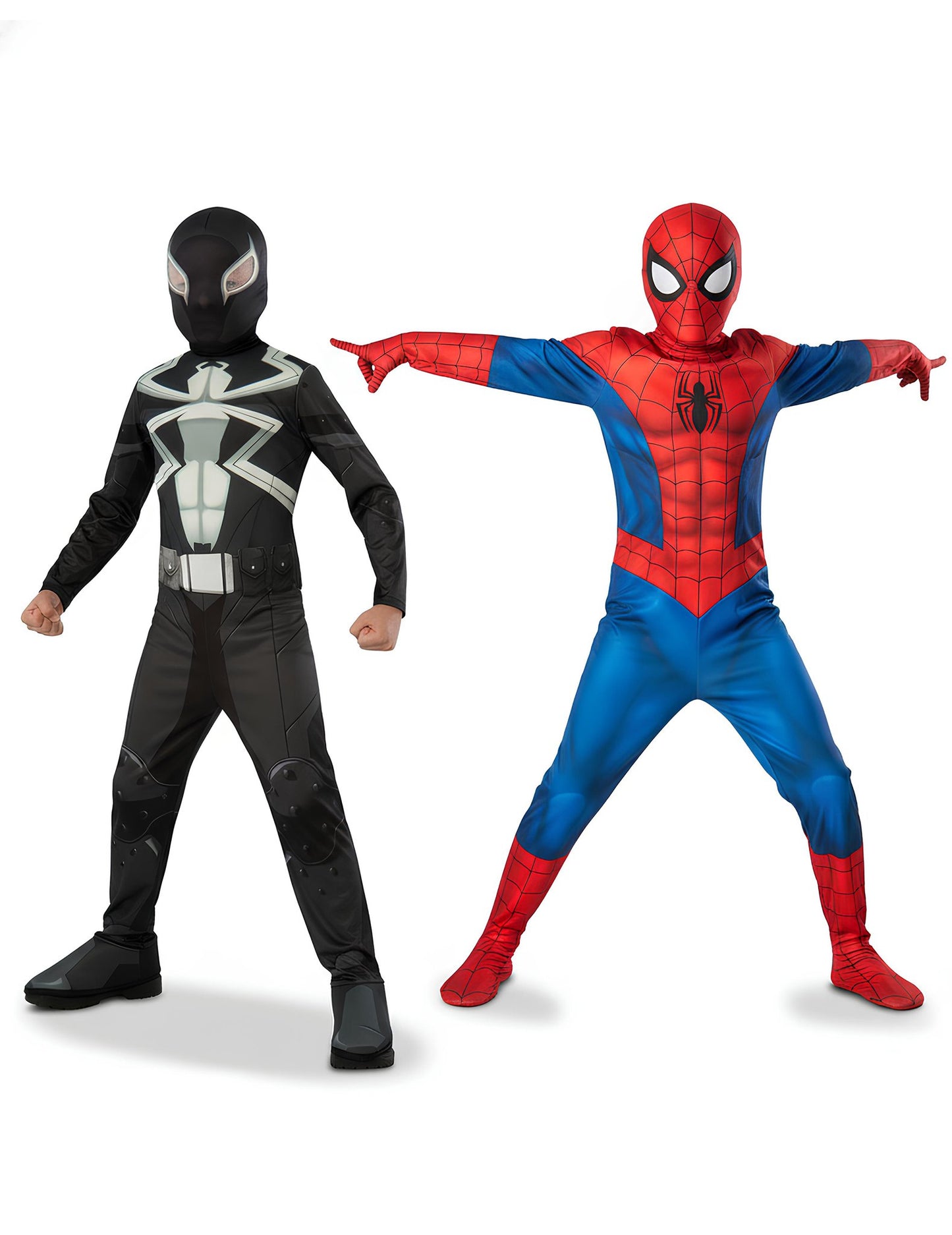 Detský kostým pre pár Spiderman a Venom