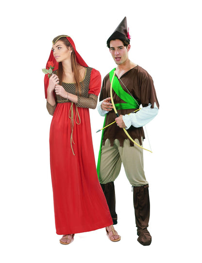 Párový kostým princezná a Robin Hood