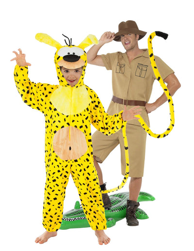 Párový kostým Marsupilami™ a prieskumník pre rodiča a dieťa