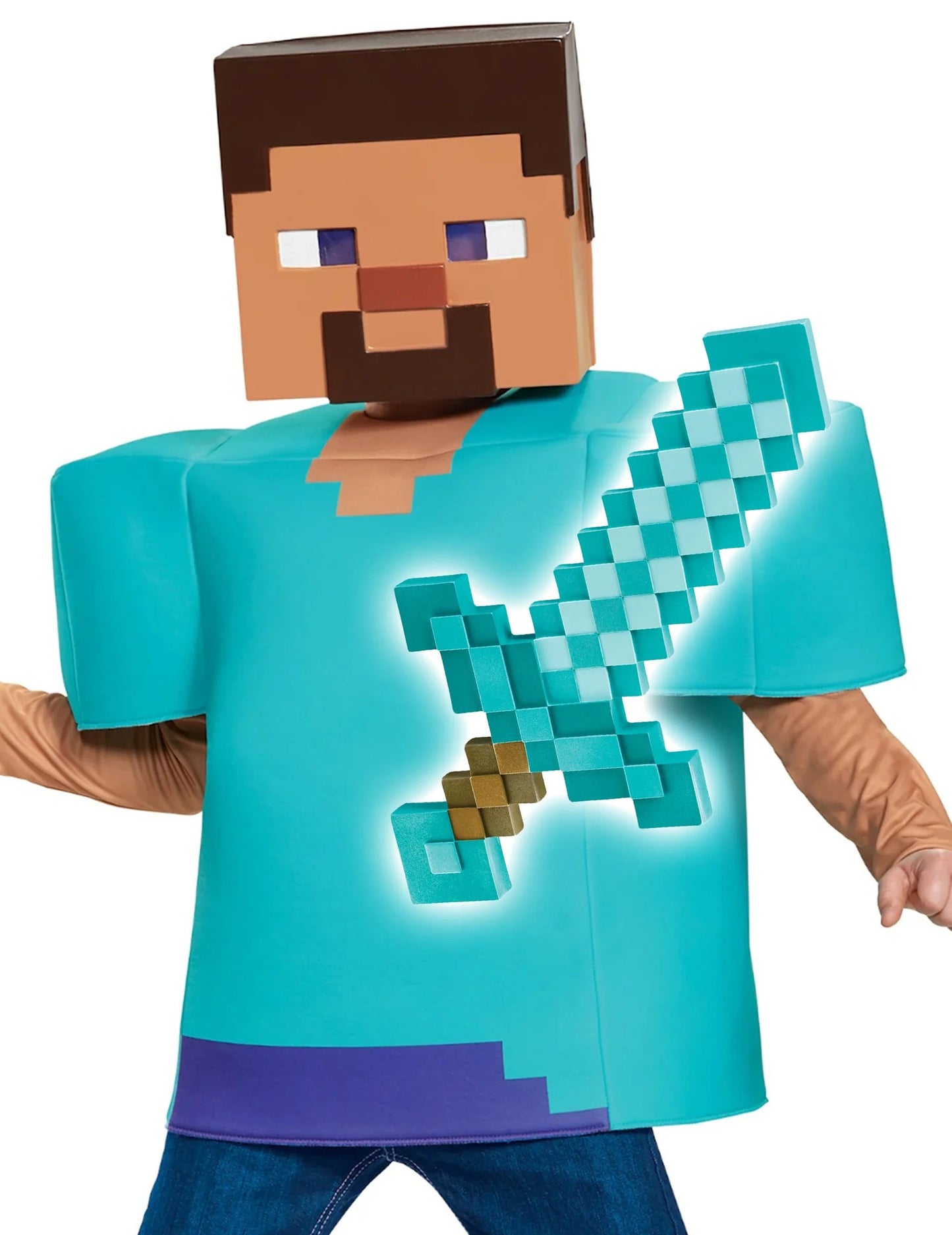 Detský kostým Steve a meč Minecraft™