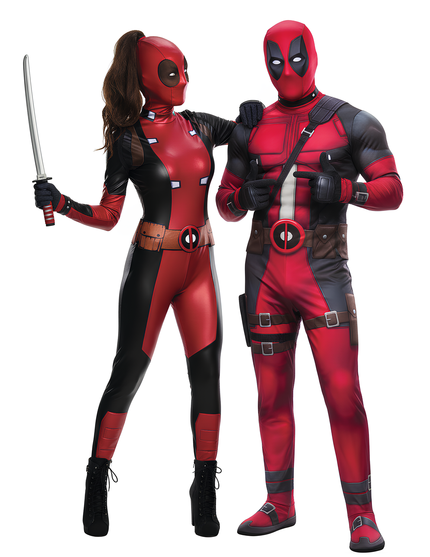 Kostým pre dospelých Deadpool™ a Lady Deadpool™ pre pár