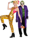 Párový kostým Harley Quinn Birds of Prey™ a Joker The Dark Knight™ na Halloween pre dospelých