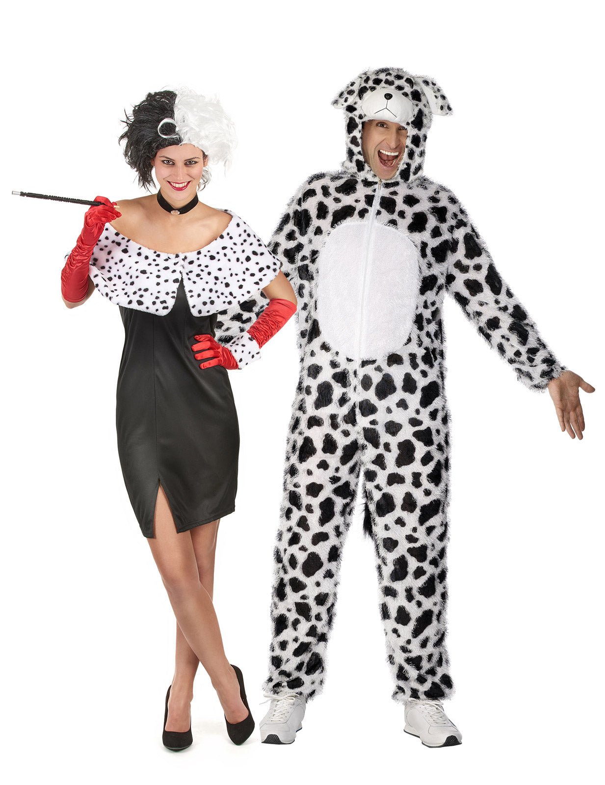 Párový kostým Cruella a jej dalmatínca