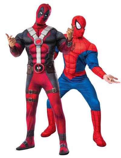 Párový kostým Spiderman™ a Deadpool™ pre dospelých