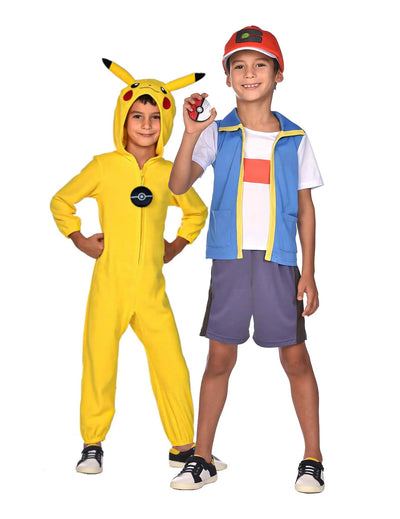 Dvojkostým pre deti Sacha a Pikachu Pokémon™