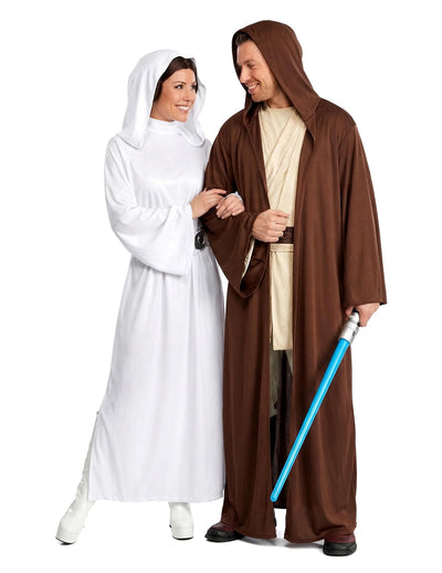 Párový kostým Princezná Leia a Jedi Star Wars™ pre dospelých