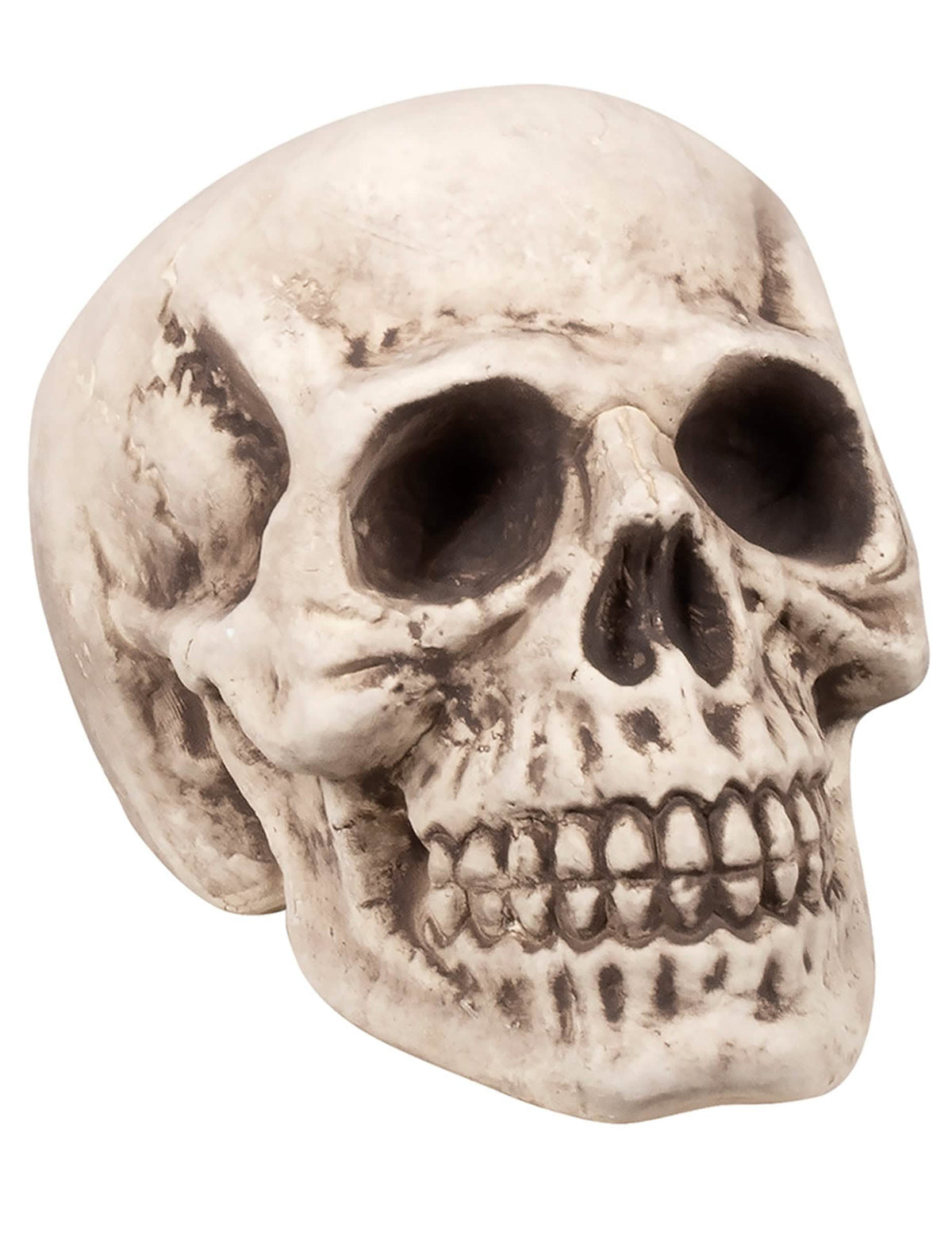 Halloween lebka na dekoráciu béžová s patinovaným vzhľadom