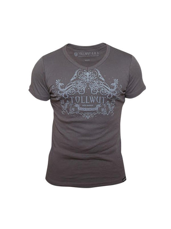 Tollwut Street Wear tričko 'BLISS' hnedé 