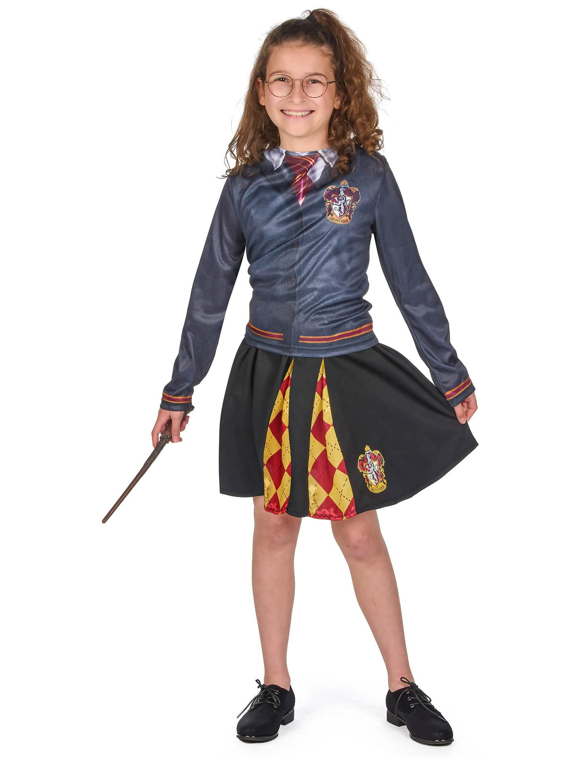 Prehľad s čarovným prútikom topu so sukňou Gryffindor Harry Potter™ pre dievča