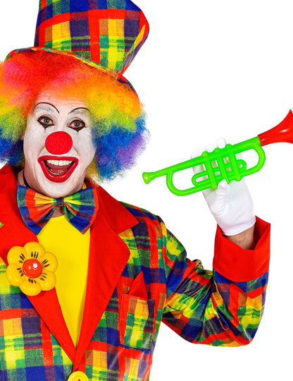 Gros plan de la trompette de clown