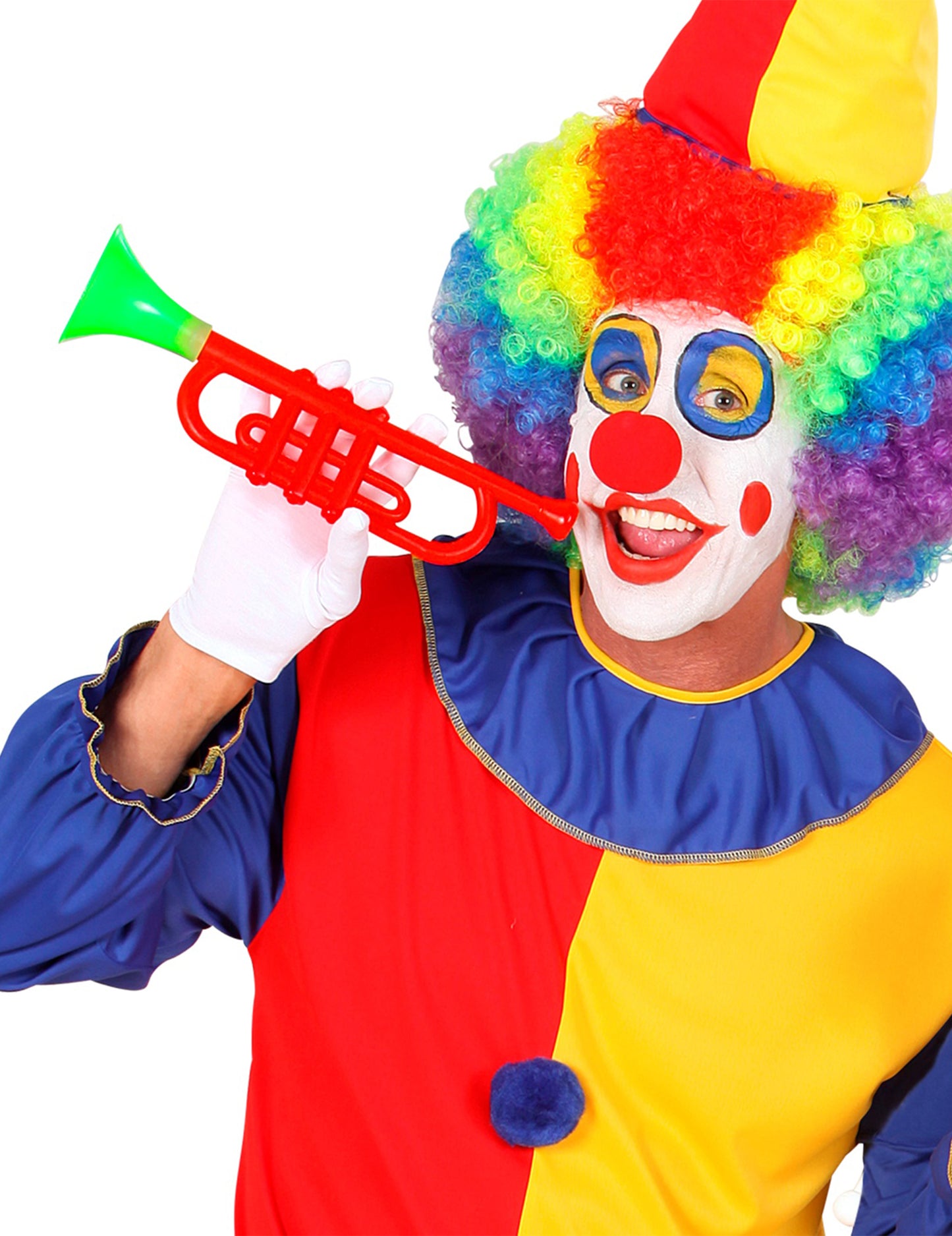 Mise en situation avec personnage de la trompette de clown