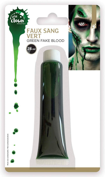 Trubica zelenej falošnej krvi 28 ml