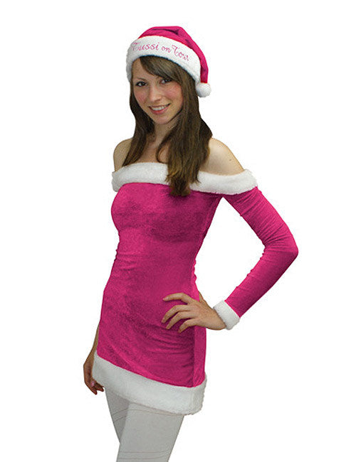 Tussi on Tour X-Mas Dress Vianočné ružovo-biele šaty 